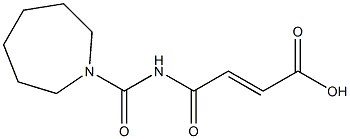 4-(azepan-1-ylcarbonylamino)-4-oxobut-2-enoic acid Structure