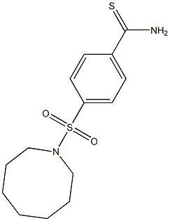 4-(azocane-1-sulfonyl)benzene-1-carbothioamide 구조식 이미지