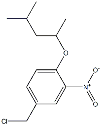 4-(chloromethyl)-1-[(4-methylpentan-2-yl)oxy]-2-nitrobenzene Structure