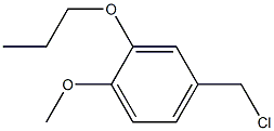 4-(chloromethyl)-1-methoxy-2-propoxybenzene Structure