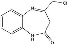 4-(chloromethyl)-2,3-dihydro-1H-1,5-benzodiazepin-2-one Structure