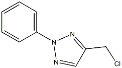 4-(chloromethyl)-2-phenyl-2H-1,2,3-triazole Structure