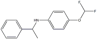 4-(difluoromethoxy)-N-(1-phenylethyl)aniline 구조식 이미지