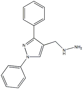 4-(hydrazinomethyl)-1,3-diphenyl-1H-pyrazole Structure