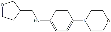 4-(morpholin-4-yl)-N-(oxolan-3-ylmethyl)aniline Structure