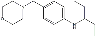 4-(morpholin-4-ylmethyl)-N-(pentan-3-yl)aniline 구조식 이미지