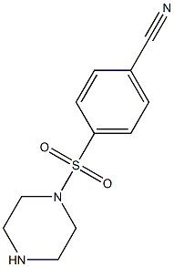 4-(piperazine-1-sulfonyl)benzonitrile 구조식 이미지