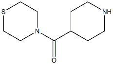 4-(piperidin-4-ylcarbonyl)thiomorpholine 구조식 이미지