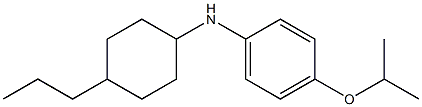 4-(propan-2-yloxy)-N-(4-propylcyclohexyl)aniline 구조식 이미지