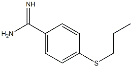 4-(propylsulfanyl)benzene-1-carboximidamide Structure