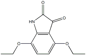 4,7-diethoxy-1H-indole-2,3-dione Structure