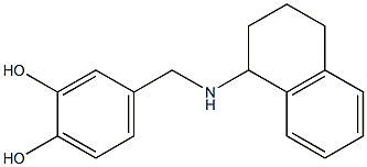 4-[(1,2,3,4-tetrahydronaphthalen-1-ylamino)methyl]benzene-1,2-diol 구조식 이미지