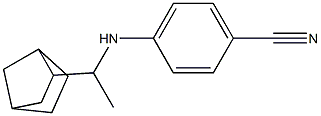 4-[(1-{bicyclo[2.2.1]heptan-2-yl}ethyl)amino]benzonitrile 구조식 이미지