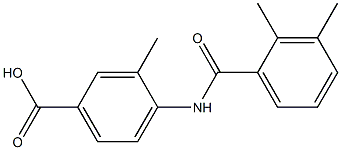 4-[(2,3-dimethylbenzoyl)amino]-3-methylbenzoic acid Structure