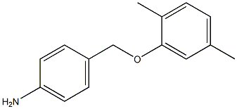 4-[(2,5-dimethylphenoxy)methyl]aniline Structure