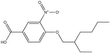 4-[(2-ethylhexyl)oxy]-3-nitrobenzoic acid Structure