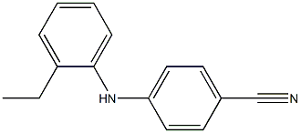 4-[(2-ethylphenyl)amino]benzonitrile Structure