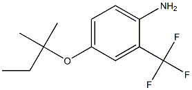 4-[(2-methylbutan-2-yl)oxy]-2-(trifluoromethyl)aniline 구조식 이미지