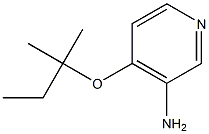 4-[(2-methylbutan-2-yl)oxy]pyridin-3-amine Structure