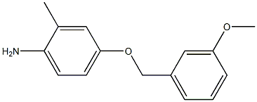 4-[(3-methoxyphenyl)methoxy]-2-methylaniline 구조식 이미지