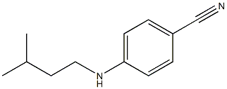 4-[(3-methylbutyl)amino]benzonitrile 구조식 이미지