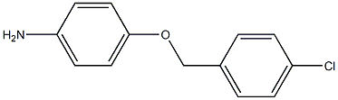 4-[(4-chlorophenyl)methoxy]aniline Structure