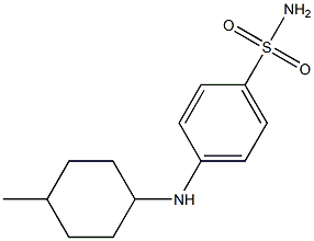 4-[(4-methylcyclohexyl)amino]benzene-1-sulfonamide 구조식 이미지