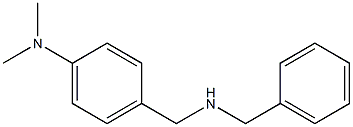4-[(benzylamino)methyl]-N,N-dimethylaniline 구조식 이미지