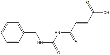 4-[(benzylcarbamoyl)amino]-4-oxobut-2-enoic acid Structure