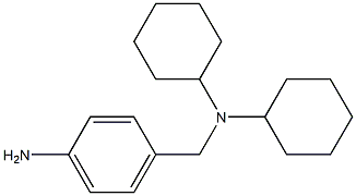 4-[(dicyclohexylamino)methyl]aniline Structure