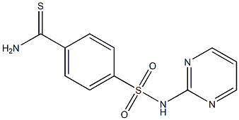 4-[(pyrimidin-2-ylamino)sulfonyl]benzenecarbothioamide Structure