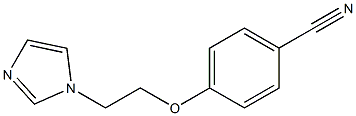 4-[2-(1H-imidazol-1-yl)ethoxy]benzonitrile 구조식 이미지