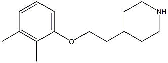 4-[2-(2,3-dimethylphenoxy)ethyl]piperidine Structure