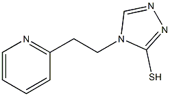 4-[2-(pyridin-2-yl)ethyl]-4H-1,2,4-triazole-3-thiol 구조식 이미지