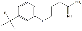 4-[3-(trifluoromethyl)phenoxy]butanimidamide Structure