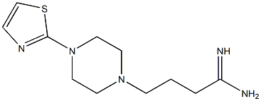4-[4-(1,3-thiazol-2-yl)piperazin-1-yl]butanimidamide Structure