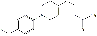 4-[4-(4-methoxyphenyl)piperazin-1-yl]butanethioamide 구조식 이미지