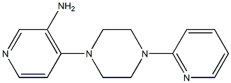 4-[4-(pyridin-2-yl)piperazin-1-yl]pyridin-3-amine Structure