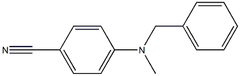 4-[benzyl(methyl)amino]benzonitrile 구조식 이미지