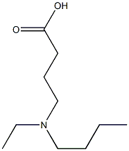 4-[butyl(ethyl)amino]butanoic acid Structure