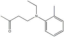 4-[ethyl(2-methylphenyl)amino]butan-2-one Structure