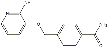4-{[(2-aminopyridin-3-yl)oxy]methyl}benzamide 구조식 이미지