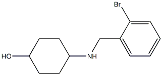 4-{[(2-bromophenyl)methyl]amino}cyclohexan-1-ol 구조식 이미지