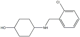 4-{[(2-chlorophenyl)methyl]amino}cyclohexan-1-ol 구조식 이미지