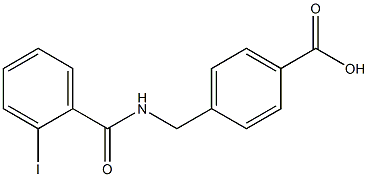 4-{[(2-iodophenyl)formamido]methyl}benzoic acid Structure