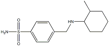 4-{[(2-methylcyclohexyl)amino]methyl}benzene-1-sulfonamide Structure