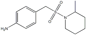 4-{[(2-methylpiperidine-1-)sulfonyl]methyl}aniline Structure