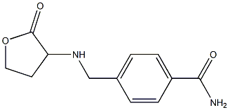 4-{[(2-oxooxolan-3-yl)amino]methyl}benzamide 구조식 이미지
