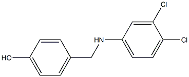 4-{[(3,4-dichlorophenyl)amino]methyl}phenol 구조식 이미지