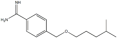 4-{[(4-methylpentyl)oxy]methyl}benzene-1-carboximidamide 구조식 이미지